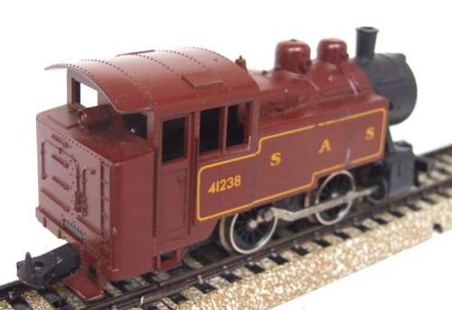 LIMA HO: 0-4-0 SAR Tank Steam Locomotive in Fair boxed, used condition (Italy)