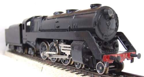 LIMA HO: 4-6-2 Steam Locomotive and Tender in Fair un-boxed, used condition (Italy)