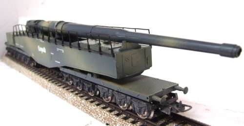 LIMA HO:  Military LEOPOLD Cannon Wagon in Fair un-boxed condition (Italy)