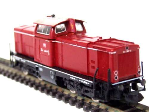 FLEISCHMANN N: Detailed DB Diesel Loco in Fair un-boxed condition (Germany)