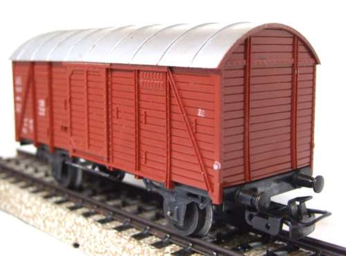 MARKLIN HO:Rare 3-rail AC Closed Wagon in Very Good boxed condition (Germany)
