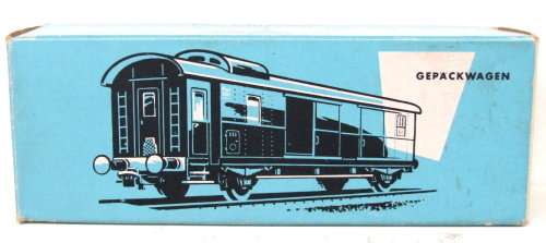 MARKLIN HO: Vintage Tin Plate 20T Brake/Baggage Van(4003) in good boxed condition (Germany)