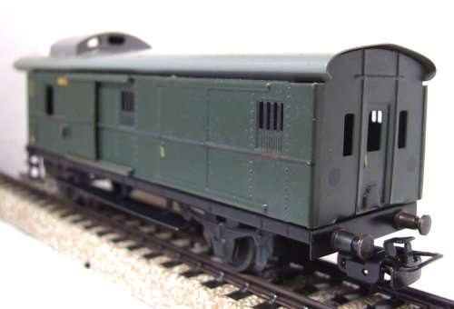 MARKLIN HO: Vintage Tin Plate 20T Brake/Baggage Van(4003) in good boxed condition (Germany)