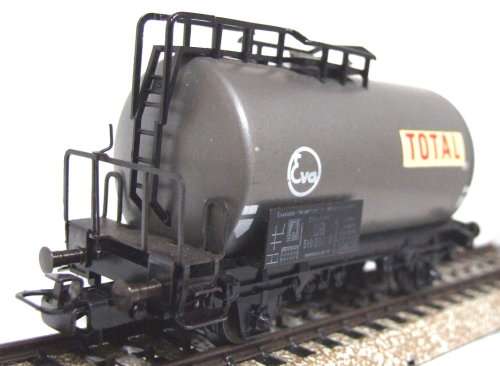 MARKLIN HO:Rare 3-rail AC TOTAL Tank Wagon(4645) in Very Good boxed condition (Germany)