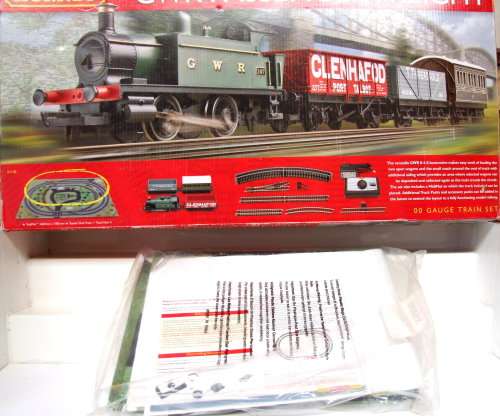 HORNBY OO:Modern English 0-4-0 Steam Passenger Freight Set in LIKE NEW boxed condition(China)