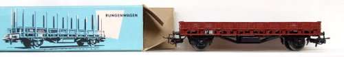 MARKLIN HO:Rare 3-rail AC Low-sided  Freight Wagon(4607) in good used & boxed condition (Germany)
