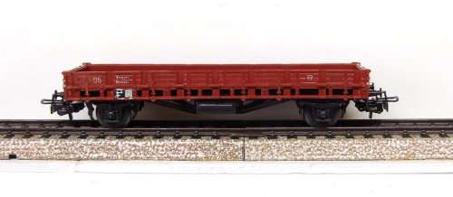 MARKLIN HO:Rare 3-rail AC Low-sided  Freight Wagon(4607) in good used & boxed condition (Germany)