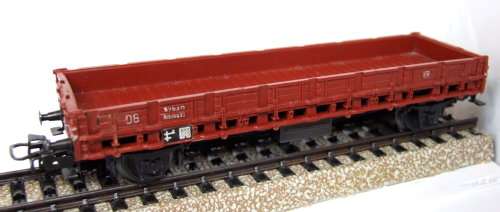 MARKLIN HO:Rare 3-rail AC Low-sided  Freight Wagon(4607) in good used & boxed condition (Germany)