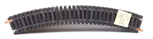 LIMA HO/OO: 10pc Vintage Curved Track(403030) in good un-boxed condition.(Italy)