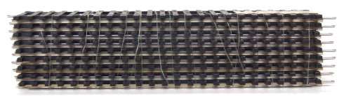 HORNBY HO: 10pc R600 Nickel Silver Track in good used condition.(China)