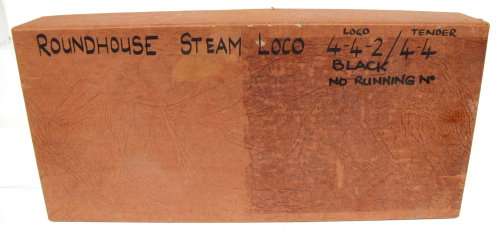 ROUNDHOUSE HO: RARE Vintage DC 4-4-2 Steam Locomotive(Brass Kit) in GOOD boxed condition (USA)