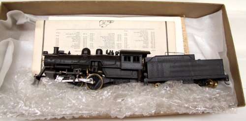 ROUNDHOUSE HO: RARE Vintage DC 4-4-2 Steam Locomotive(Brass Kit) in GOOD boxed condition (USA)