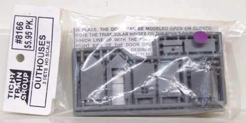 TICKY SCENERY HO: Set of Outhouses for your layout in New Packed condition(USA)
