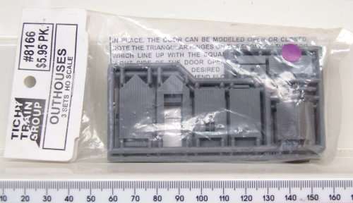 TICKY SCENERY HO: Set of Outhouses for your layout in New Packed condition(USA)