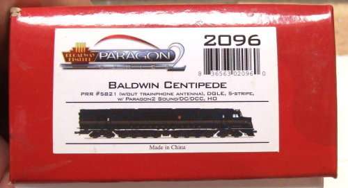 BRAODWAY LIMITED HO: BALDWIN CENTIPEDE Loco with DCC + Sound in Very Good boxed condition (USA)