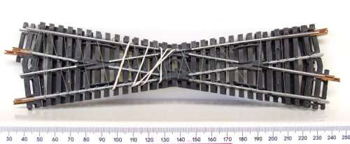 LIMA HO:  3pc Diamond Crossover Track(403038) in good working condition.(Italy)