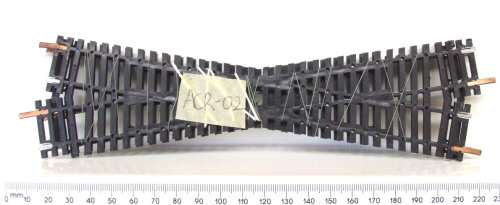 LIMA HO:  3pc Diamond Crossover Track(403038) in good working condition.(Italy)