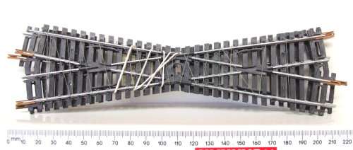 LIMA HO:  3pc Diamond Crossover Track(403038) in good working condition.(Italy)