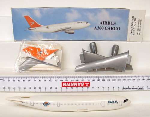 SAL PASSENGER AIRCRAFT: Airbus A300 Cargo Model with Stand in Like New Unassembled condition(Taiwan)