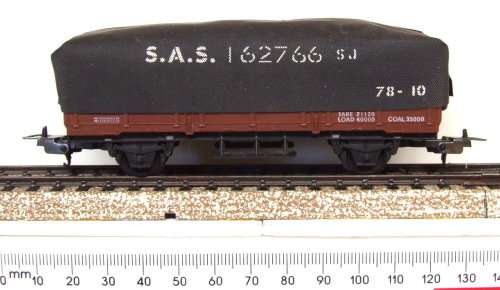 LIMA HO: SAR ES Tarpaulin Freight Wagon in Good un-boxed condition (Italy)