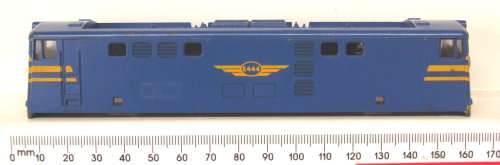 LIMA HO: SAR Class E-5 E444 Blue Train Elect Locomotive body in good unboxed condition(Italy)