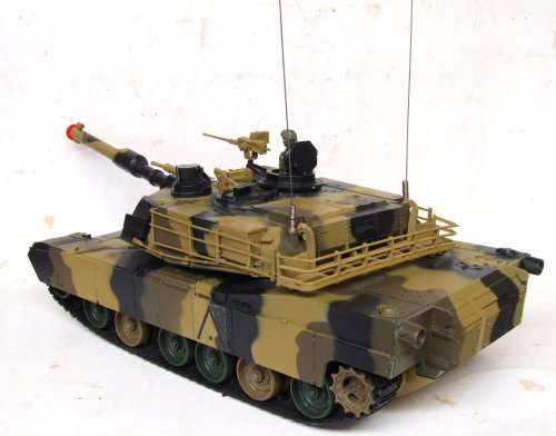 1:24 RC BATTLE TANK: Original HengLong Fully Functional MI-A2 ABRAMS Tank in Good condition(China).