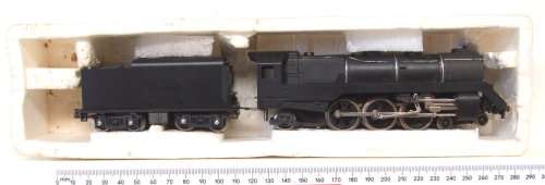 LIMA HO: 4-6-2 Class 38 Unmarked Steam Locomotive + Tender in good un-boxed, used condition (Italy)