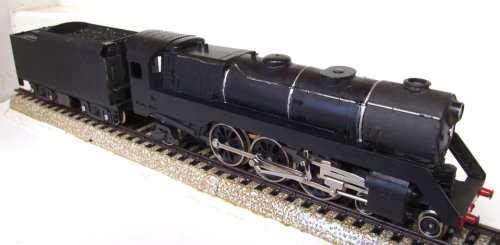 LIMA HO: 4-6-2 Class 38 Unmarked Steam Locomotive + Tender in good un-boxed, used condition (Italy)