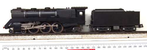LIMA HO: 4-6-2 Class 38 Unmarked Steam Locomotive + Tender in good un-boxed, used condition (Italy)