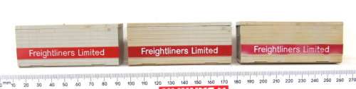 CONTAINER OO: 3x Freightliner Containers in fair used & unboxed condition.