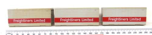 CONTAINER OO: 3x Freightliner Containers in fair used & unboxed condition.