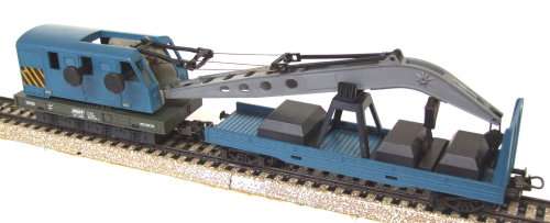 LIMA HO: SNCF Recovery Crane with Support Car in Very Good Complete, unboxed condition (Germany)