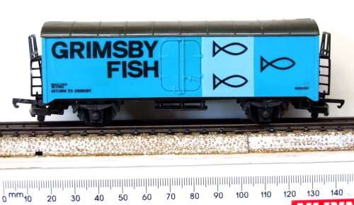 LIMA HO:  GRIMSBY FISH Refrigerated Closed  Wagon in fair un-boxed condition (Italy)
