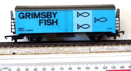 LIMA HO:  GRIMSBY FISH Refrigerated Closed  Wagon in fair un-boxed condition (Italy)