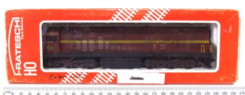 FRATESCHI HO: SAR Brown Class-34 EMD Locomotive(34-130) in Good Weathered boxed condition(USA)