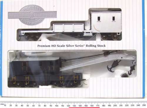 BACHMANN HO: Unmarked Crane with Support Car in NEW Sealed boxed condition (China)