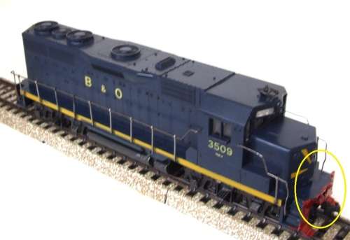 ATHEARN HO: Detailed EMD GP 35 B&O Diesel  Locomotive in Fair boxed condition (USA)