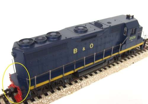 ATHEARN HO: Detailed EMD GP 35 B&O Diesel  Locomotive in Fair boxed condition (USA)