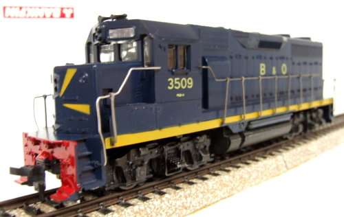 ATHEARN HO: Detailed EMD GP 35 B&O Diesel  Locomotive in Fair boxed condition (USA)