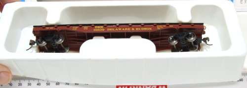 BACHMANN SILVER HO: Vintage D&H Flat Car in NEW boxed condition(China)