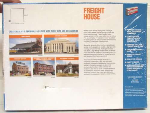 WALTHERS SCENERY HO: Large Unassembled Freight House in NEW Sealed boxed condition (Denmark)