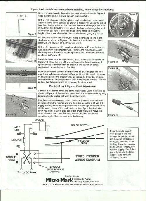 MICRO MARK ACC HO: Universal 12v Electric Point Motor Kit in New Sealed packaged condition(USA)