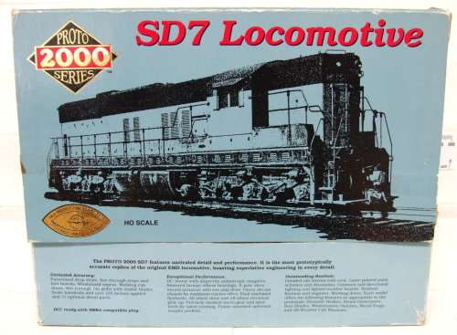 PROTO 2000 SERIES HO: American SD7 EMD DCC ready Loco in Like New boxed condition(USA)