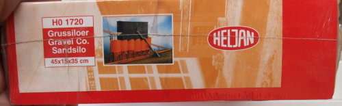 HELJAN SCENERY HO: Large Unassembled Hillsborough Sand Silo in NEW Sealed boxed condition (Denmark)