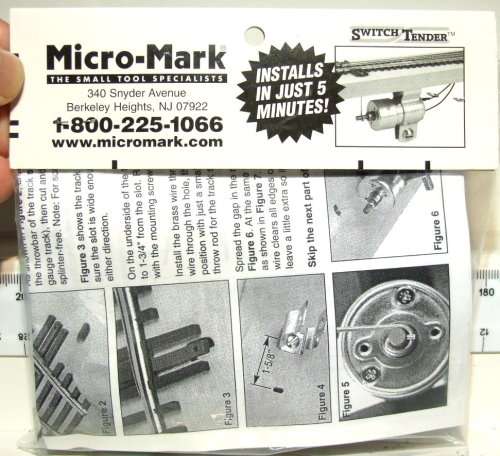 MICRO MARK ACC HO: Universal 12v Electric Point Motor Kit in New Sealed packaged condition(USA)