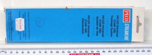 PECO HO/OO: Nickel Silver L/Hand Man Turnout(SL96)Code100 in New operational condition.(Eng)