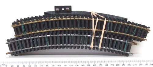 LIMA HO: 14pc Vintage Mixed Wide Radius Curved Track in Good,Used un-boxed condition.(Italy)