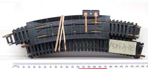LIMA HO: 14pc Vintage Mixed Wide Radius Curved Track in Good,Used un-boxed condition.(Italy)