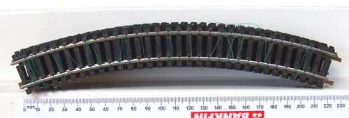 LIMA HO: 12pc Vintage Mixed Curved Track in SCRAP condition.(Italy)