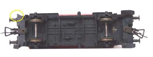 FLEISCHMANN HO: DB Vintage ESSO Gas Tanker in Fair un-boxed condition (GERMANY)